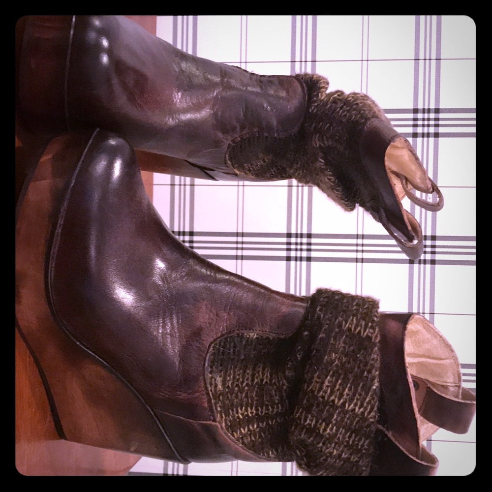 Bedstu wedged bootie/boots